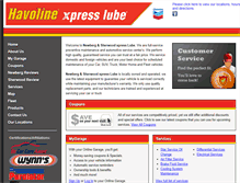 Tablet Screenshot of newbergxpresslube.com